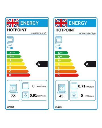Hotpoint HDM67V9HCB/UK 60cm Electric Double Cooker + Installation