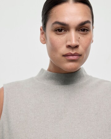 Mango Sleeveless Peplum Top