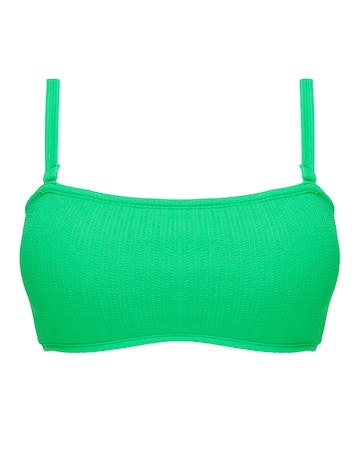 Mix and Match Crinkle Bandeau Bikini Top and Scrunchie