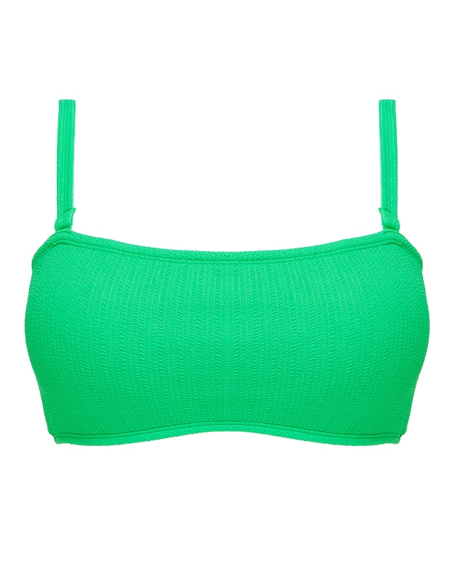 Mix and Match Crinkle Bandeau Bikini Top and Scrunchie