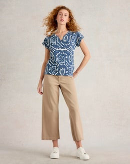 White Stuff Nelly Notch Neck Tee