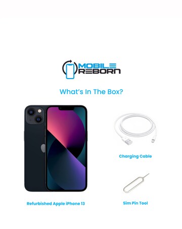 Refurbished Apple iPhone 13 128GB - Midnight (Pristine Condition)