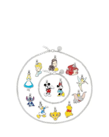 Disney 12pc Charm Bracelet & Necklace Gift Set