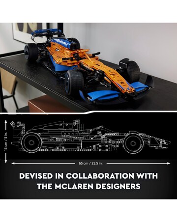 LEGO Technic McLaren Formula 1 2022 Race Car Model Set 42141