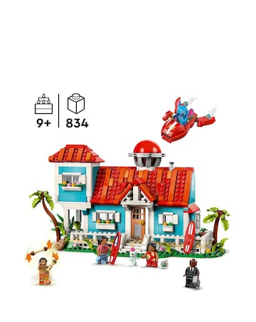 LEGO Disney Lilo and Stitch Beach House Building Toy 43268