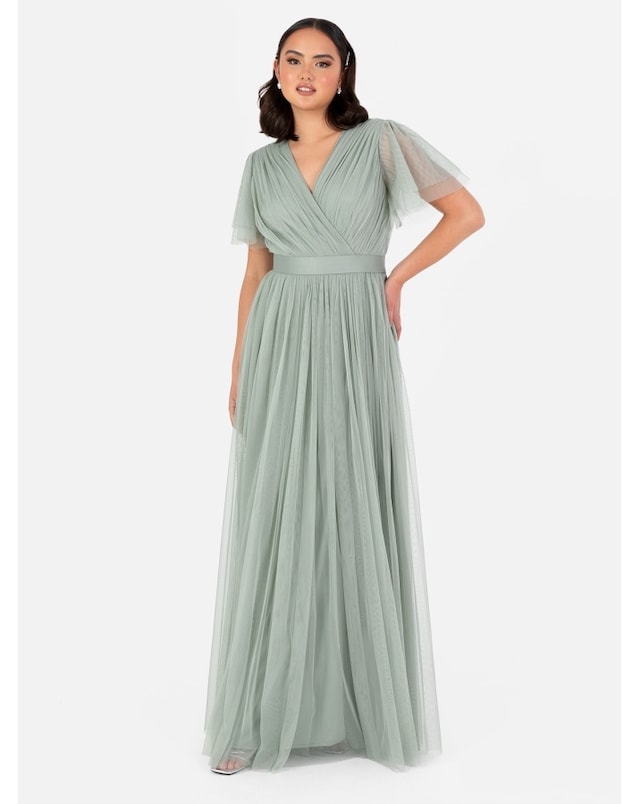 Anaya Faux Wrap Dress