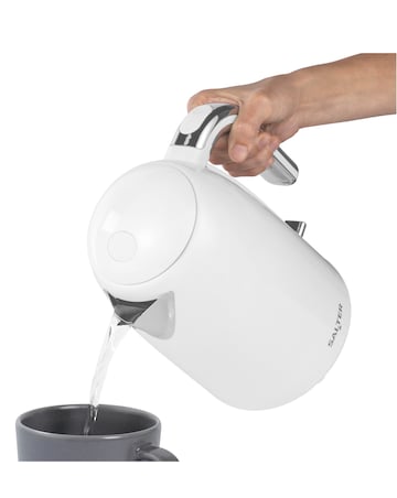 Salter Boston Rapid Boil White Kettle