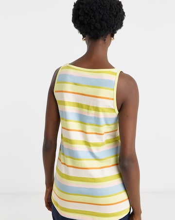 Jersey V-Neck Vest Printed