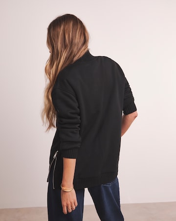 Anthology Heavyweight Rib Side Zip Sweatshirt