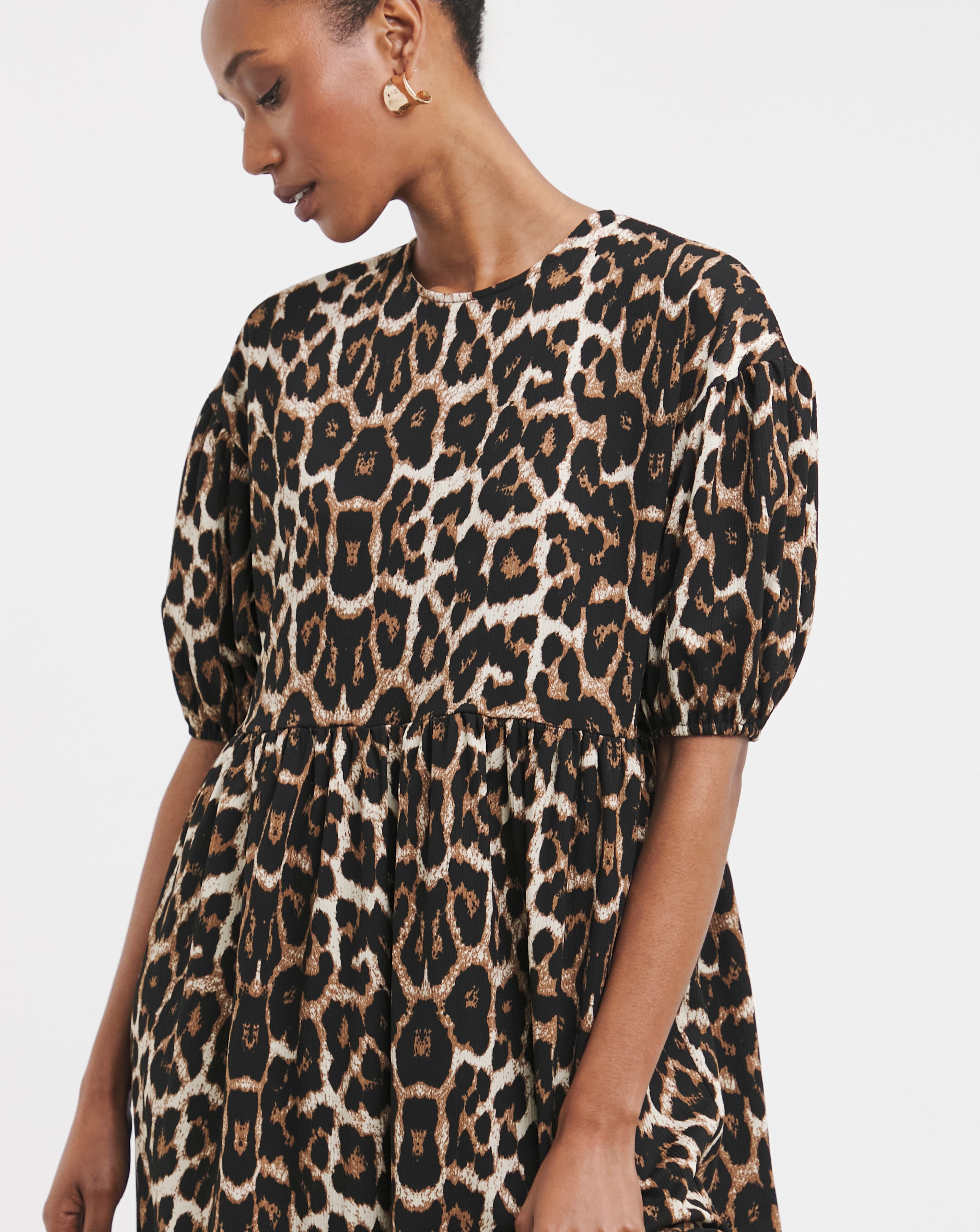 Leopard Print Smock Dress | JD Williams