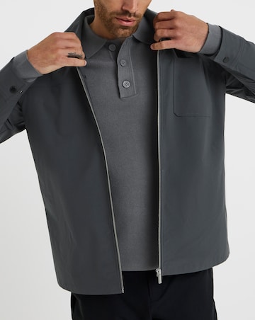 Folio Zip Through Tech Shacket Regular