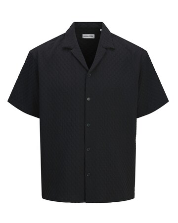 Jack & Jones Sean Textured Resort Shirt - Black