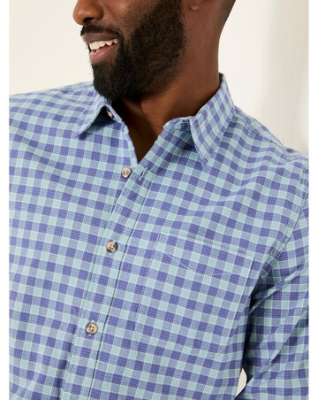Fatface Sandy Check Shirt - Vintage Blue