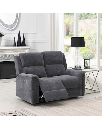 Croston Chenille Power Recliner Two Seater Sofa
