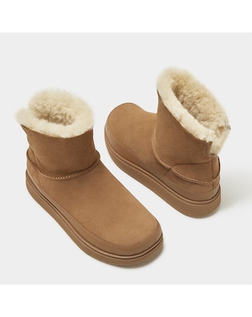 FitFlop Gen FF Mini Suede Shearling Warm Boots Standard Fit