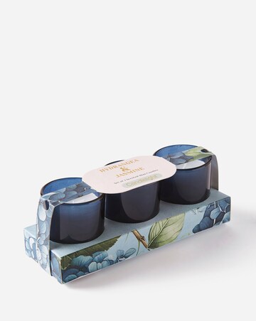 Hydrangea & Jasmine Set of 3 Votive Candles