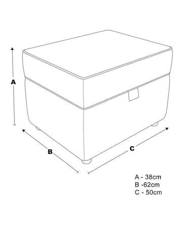 Baxter Fabric Storage Footstool