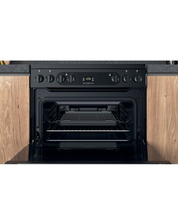 Hotpoint HDM67V92HCB/UK 60cm Electric Double Cooker + Installation