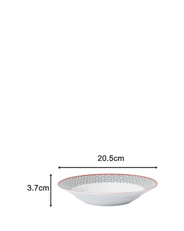 Waterside 24 Piece Grey Dinner Set