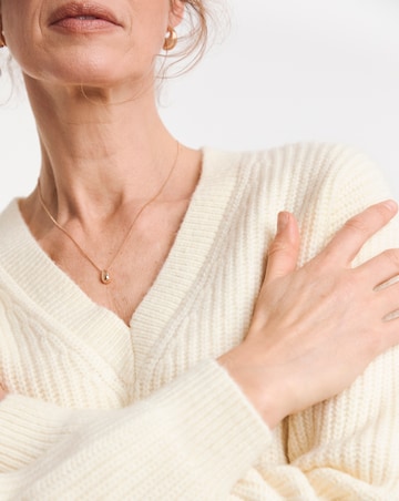 V Neck Peplum Jumper