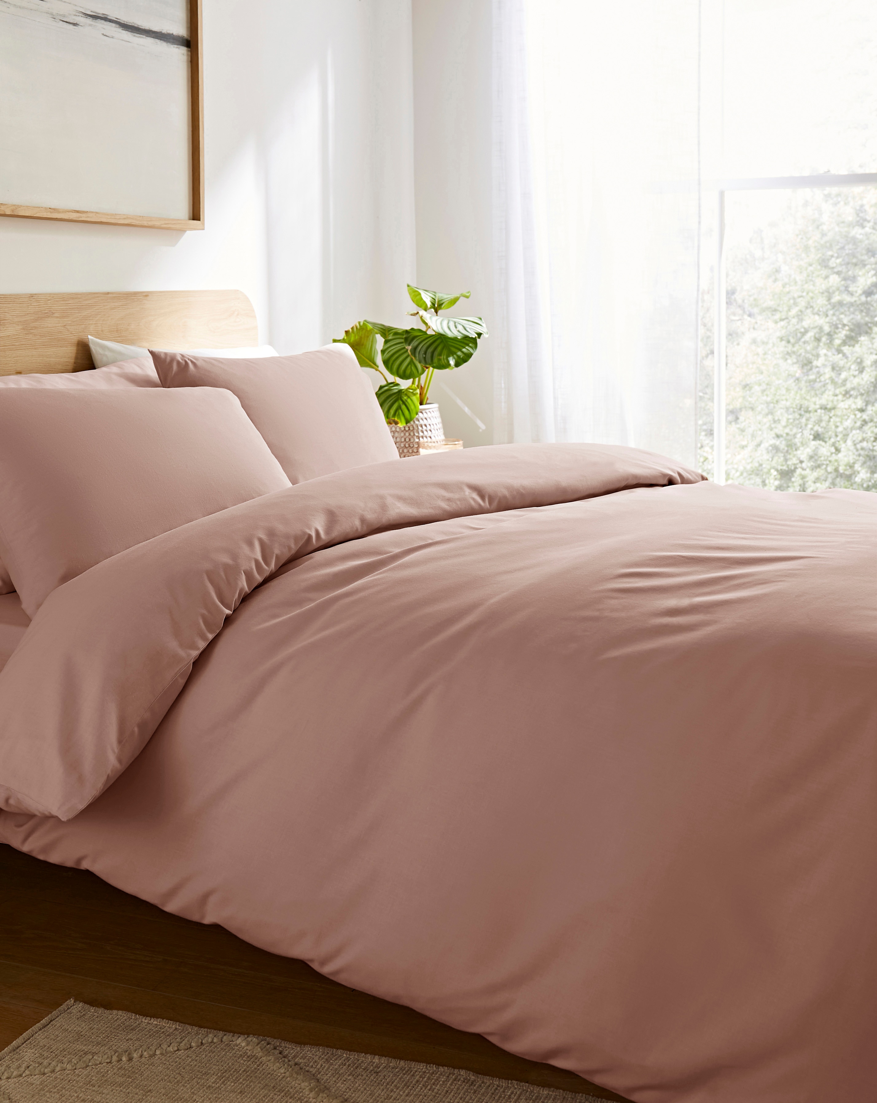 Easy Care Plain Dye Duvet Cover JD Williams