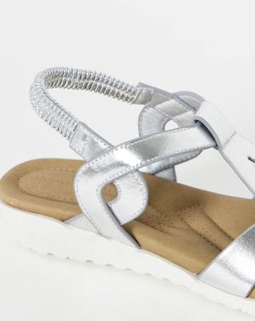 Larisa Twist Detail Comfort Sandals - Extra Wide Fit (EEE)