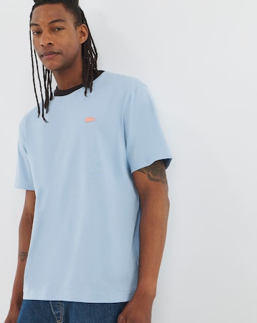 Lacoste Short Sleeve Ringer T-Shirt - Light Blue