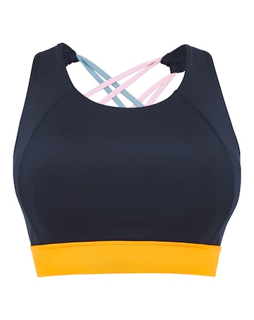 Ink Cross Back Crop Top