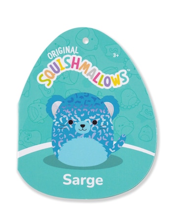 Squishmallows Medium Plush 12in - Blue Jaguar with Iridescent Spots