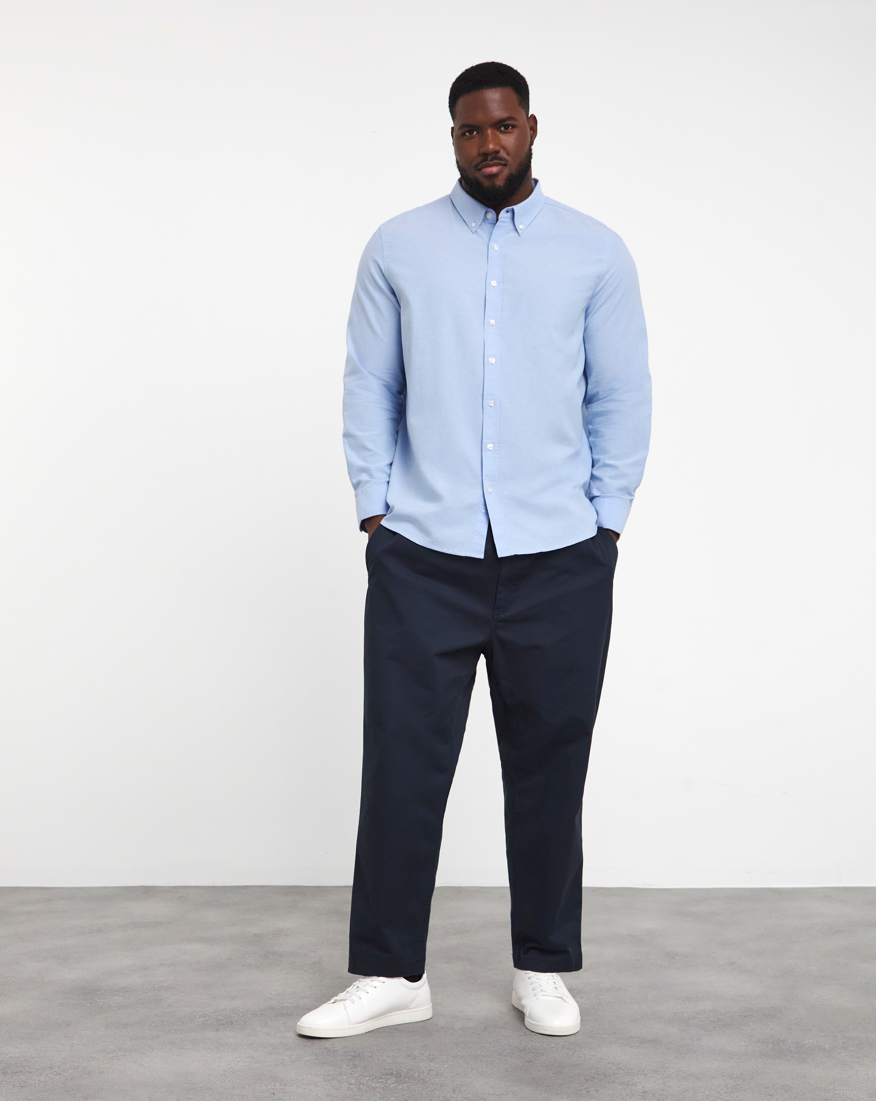 Long Sleeve Oxford Shirt Long Length