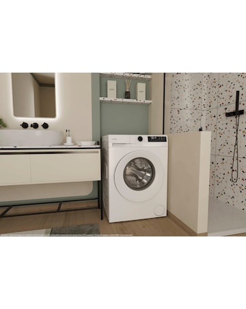 Candy Quick Pro GD 48S6-80 8kg Washing Machine - 1400 rpm - White + Installation