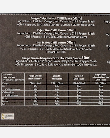 10 Chilli Sauce Selection