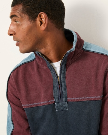 FatFace Airlie Yoke Sweatshirt - Navy