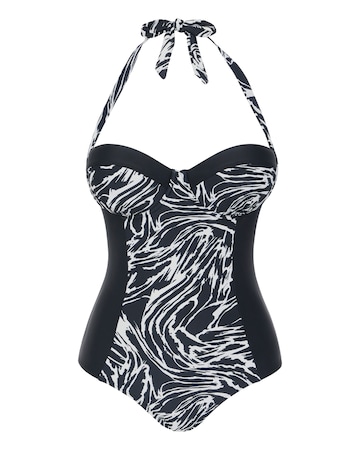 Marble Underwired Padded Swimsuit
