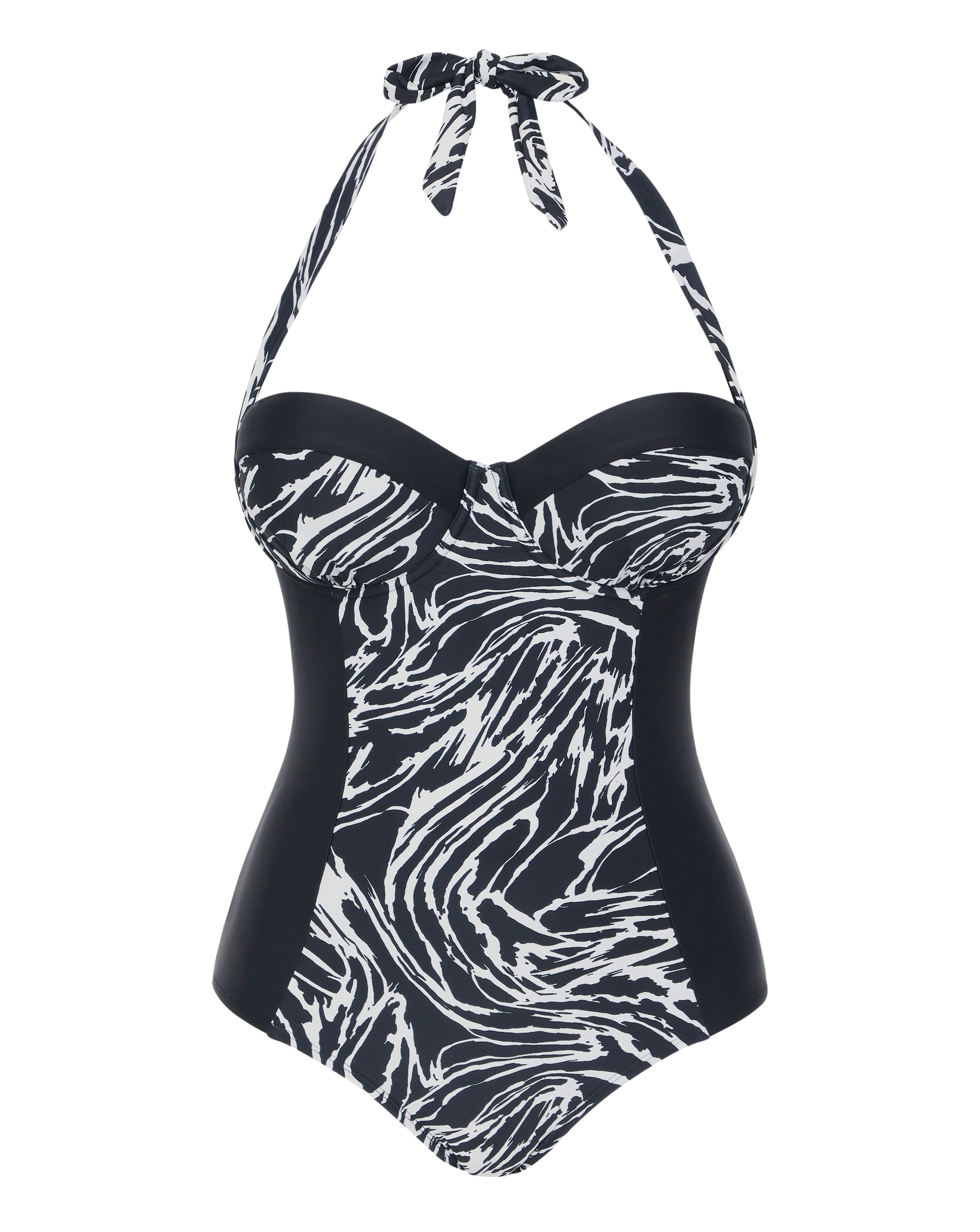 Marble Underwired Padded Swimsuit