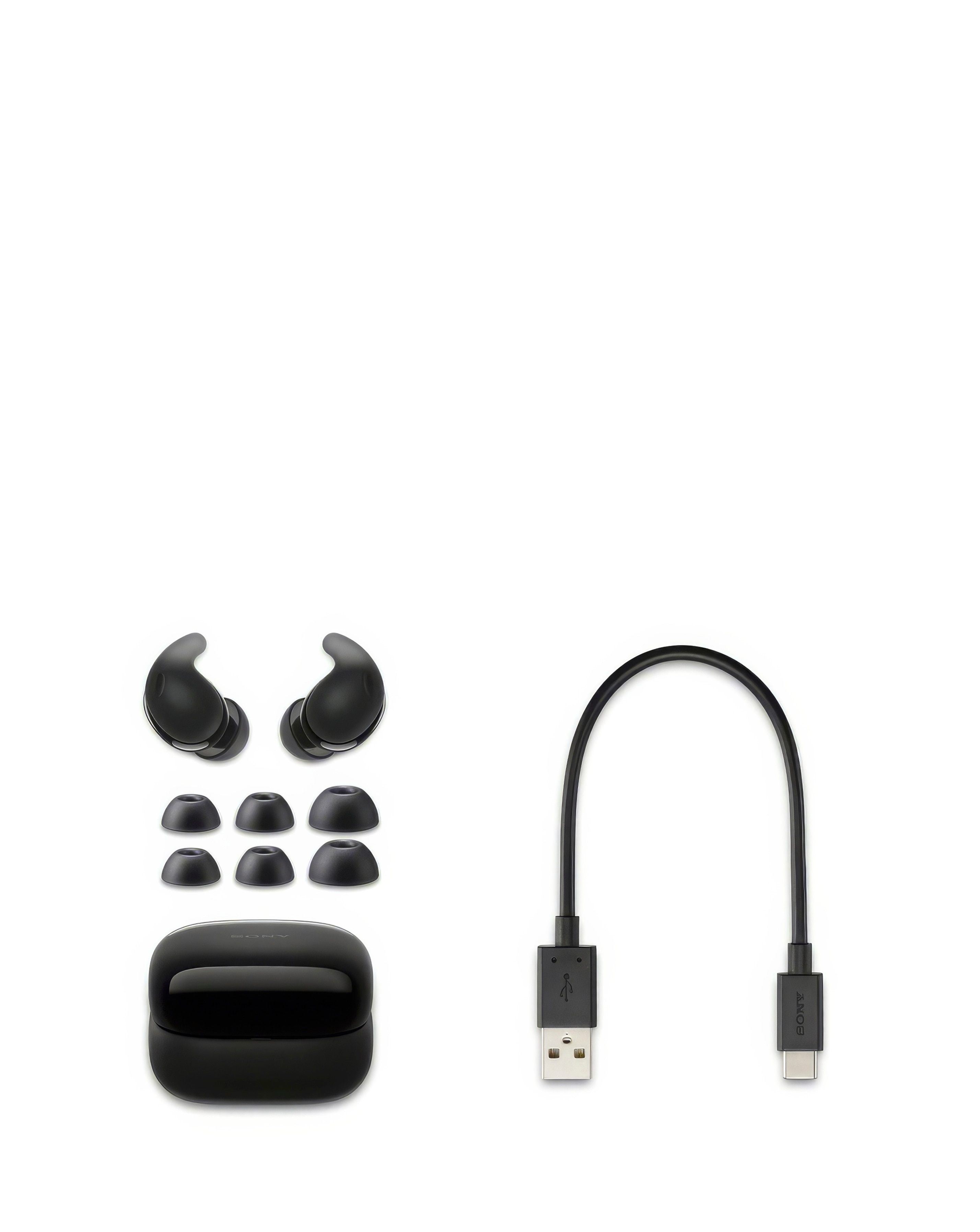 Sony LinkBuds Fit Truly Wireless Earbuds - Black | JD Williams
