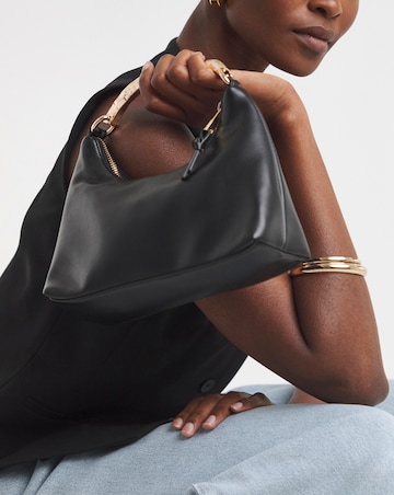 Gold Handle Occasion Bag