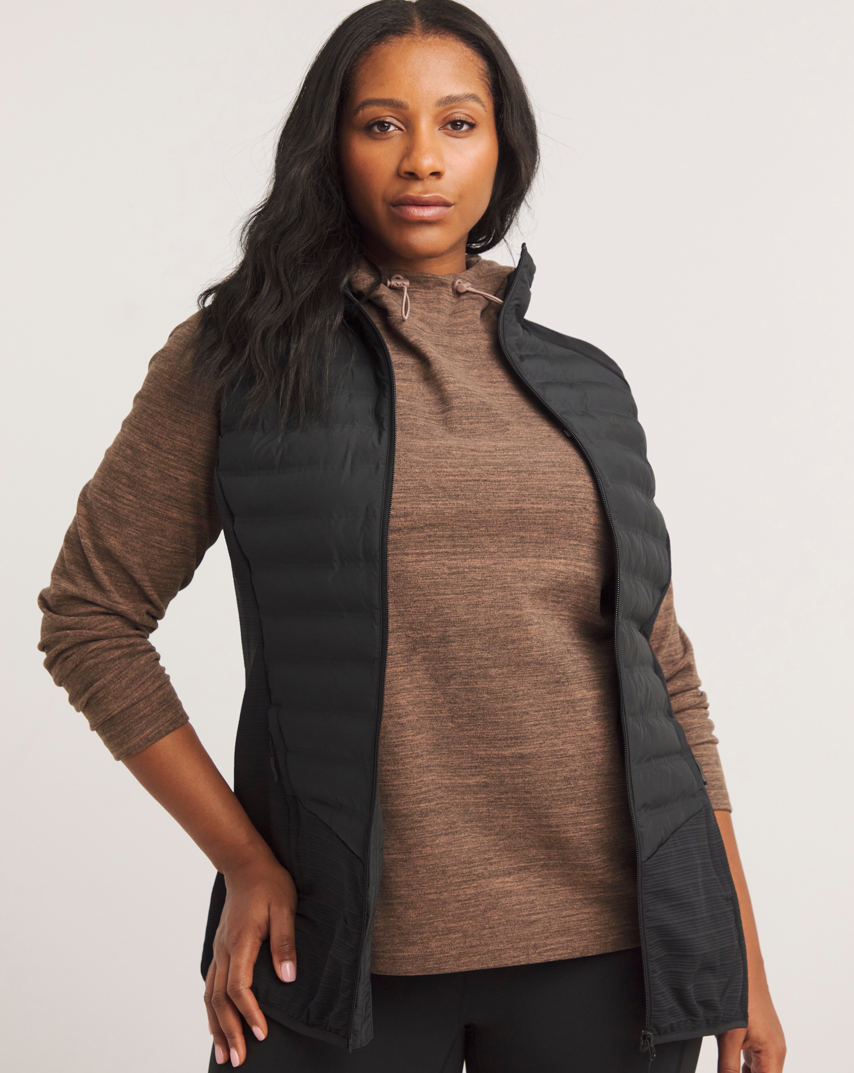 BRIEFING 新品　WOMEN’S HYBRID DOWN VEST S Snowdonia Lightweight Hybrid Gilet | JD Williams