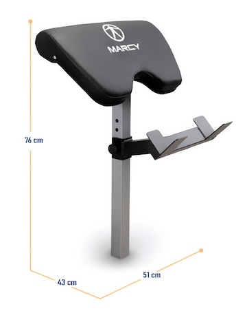 Marcy ACC8215AC Bench Arm Curl with Bar Catch