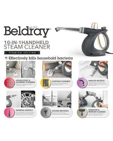 Beldray 10in1 Handheld Steam Cleaner