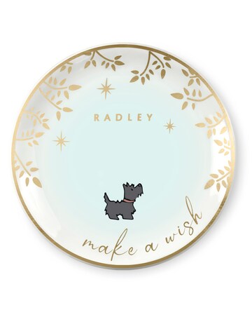 Radley Gold Leather Strap Watch, Gold Plated Earring Pair & Tray Set