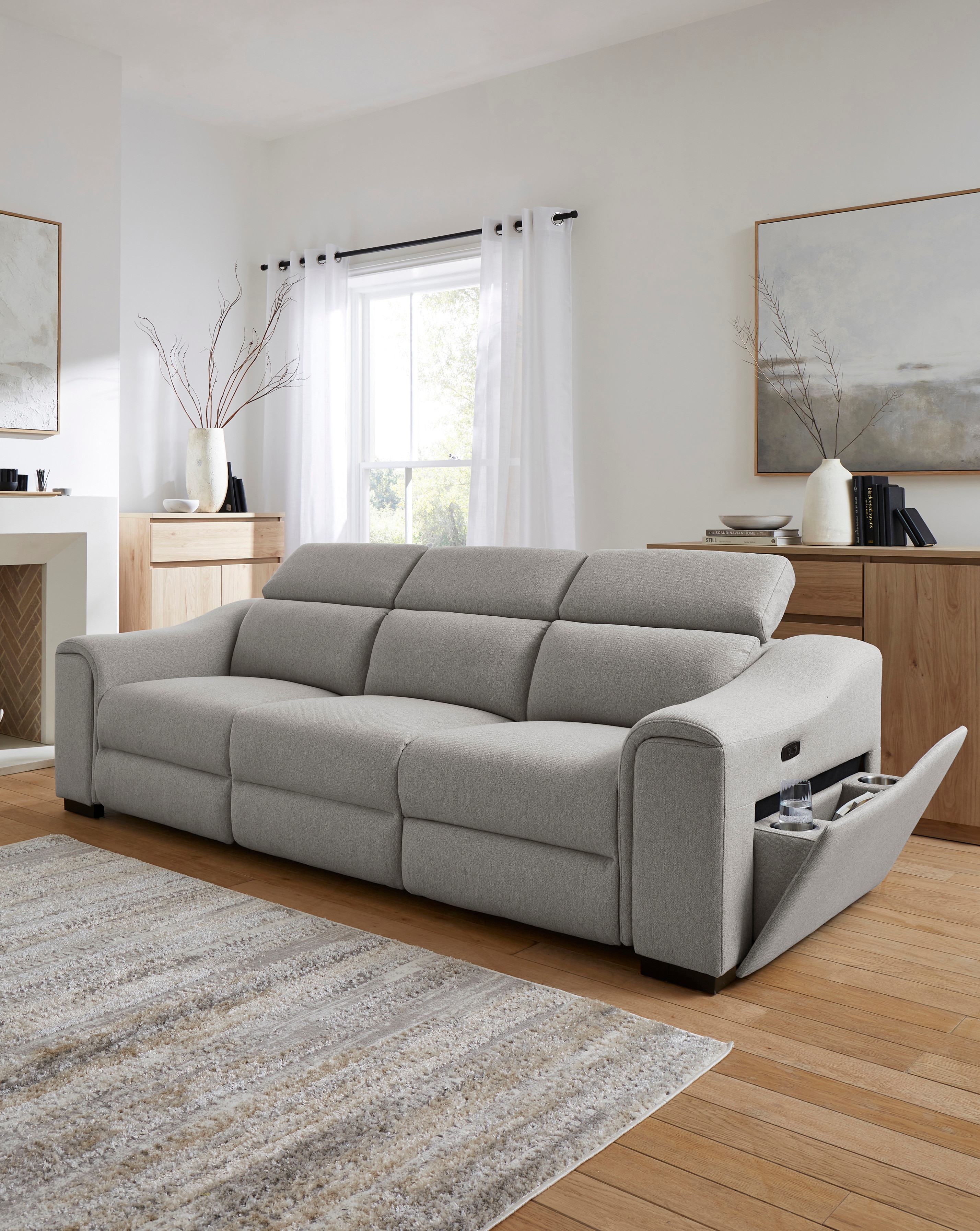 Franklin Power Recliner 3 Seater | JD Williams