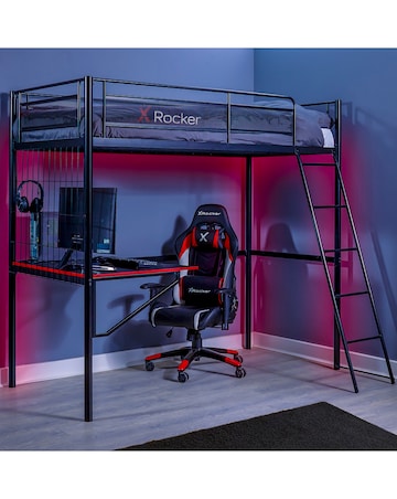 X Rocker Icarus XL Gaming High Sleeper with Desk
