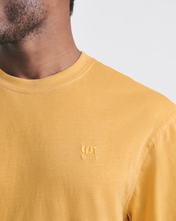 Union Garment Dyed T-Shirt- Mustard