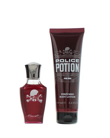Police Potion For Her Piece Gift Set: Eau de Parfum 30ml - Body Lotion 100ml