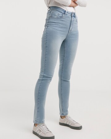 Light Blue High Waist Super Soft Slim Leg Jean