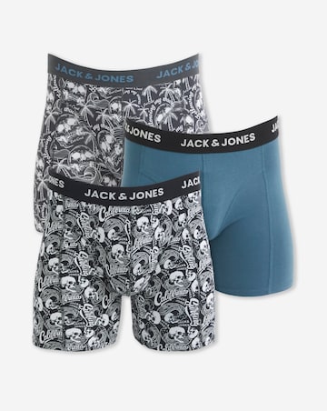 Jack & Jones Damon Skull Trunks 3 Pack - Multi