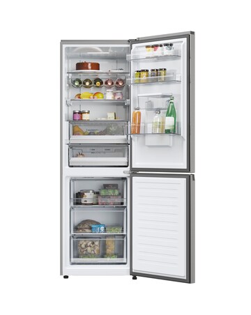 Haier Combi Series 5 HDPW5618DWPK 60/40 No Frost Fridge Freezer - Silver