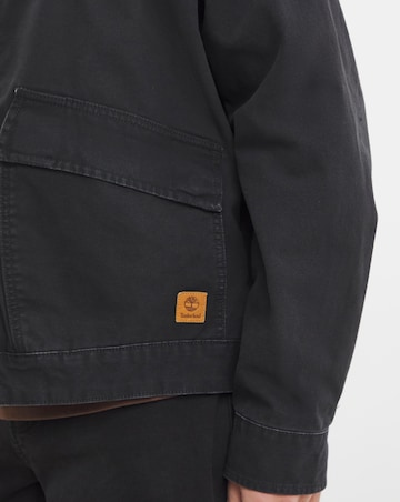 Timberland Strafford Washed Canvas Black Jacket - Black