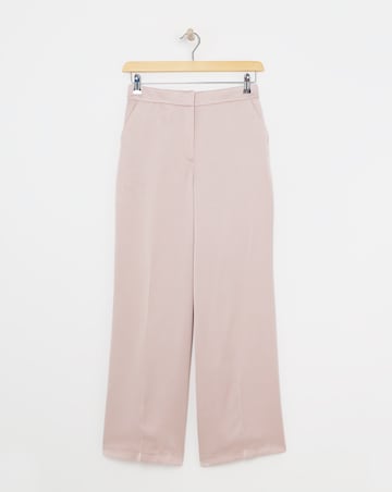 Satin Wide Leg Trousers